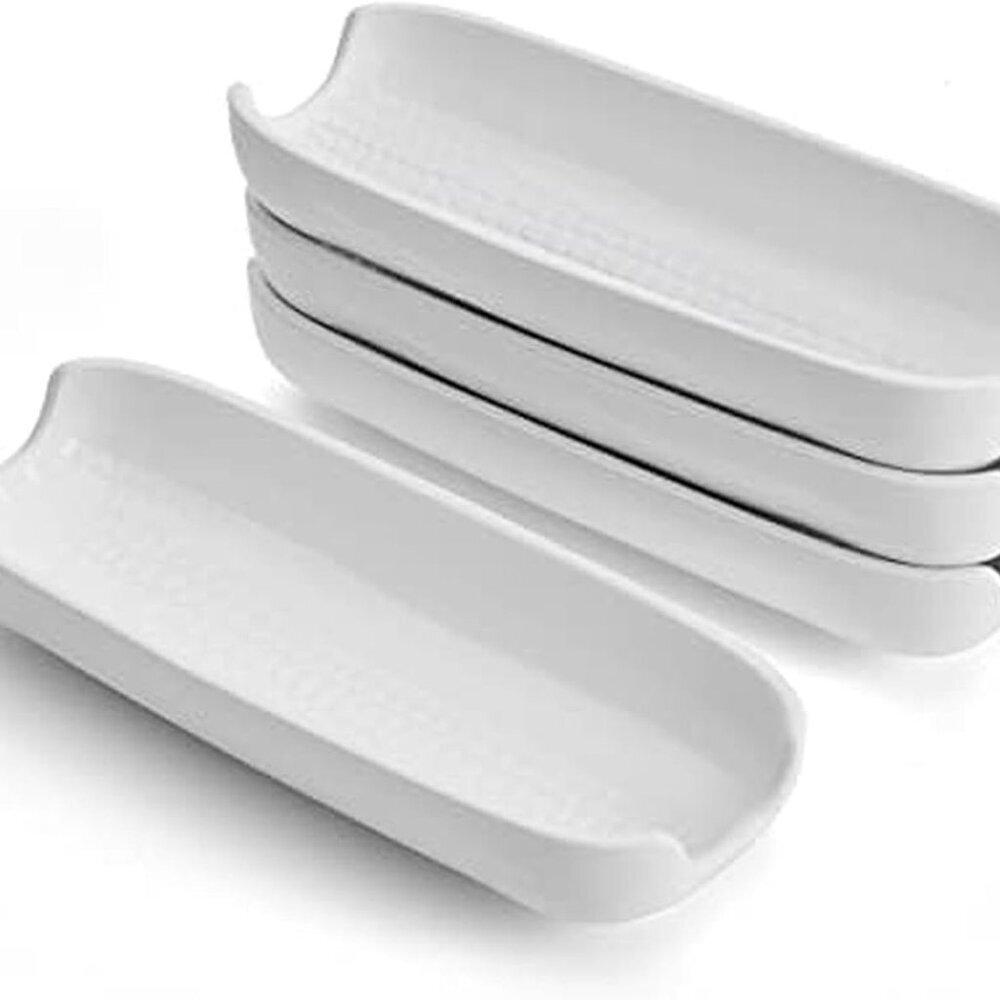 Callie Stoneware Corn Dishes, Set Of 4, White